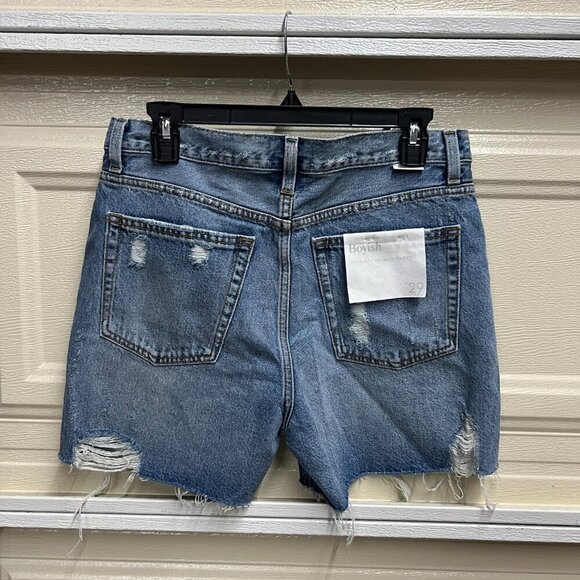 Boyish THE MONTY High Rise Denim Short Sz 29 in ST. LOUIS Distressed - Picture 5 of 11